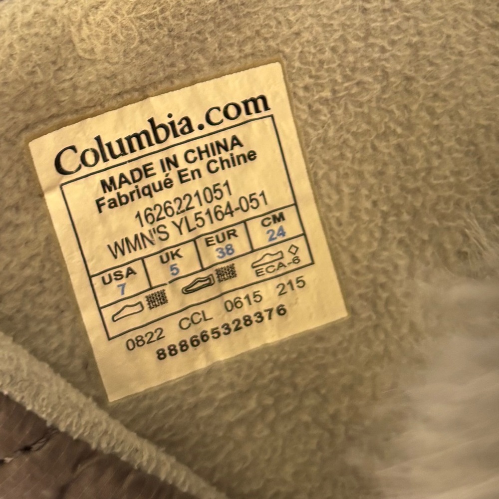 Columbia minx mid II omni winter snow boots womens 7 - Picture 4 of 4